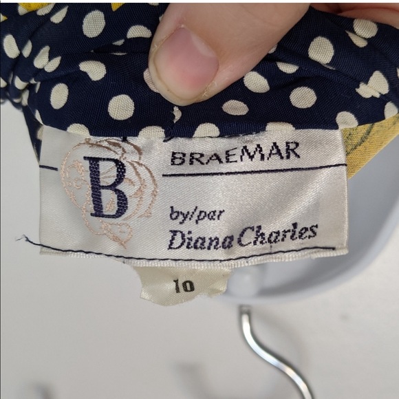 Vintage Braemar polka dot blazer vintage size 10- fits medium - Picture 3 of 5